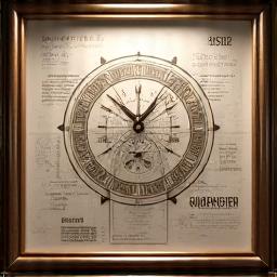 Dessin technique d'une montre personnalisée